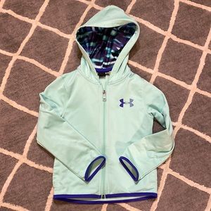 Under Armour Zip Up Hooded Sweatshirt Size 5